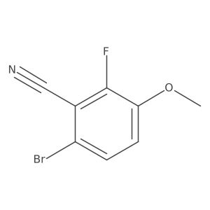 6-Bromo-2-fluoro-3-(methoxy-D3)benzonitrile结构式