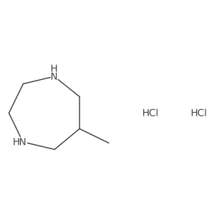 6-Methyl-[1,4]diazepane dihydrochloride结构式