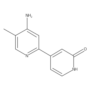 4-Amino-5-methyl-[2,4'-bipyridin]-2'-ol Structure