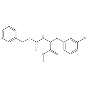 Methyl 2-{[(benzyloxy)carbonyl]amino}-3-(2-bromopyridin-4-yl)propanoate结构式