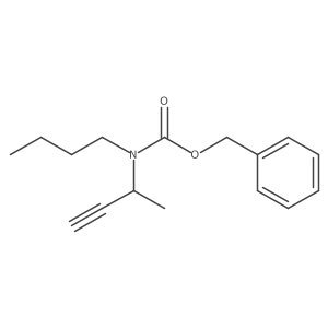 benzyl N-(but-3-yn-2-yl)-N-butylcarbamate Structure