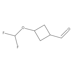 3-(Difluoromethoxy)cyclobutanecarbaldehyde Structure