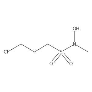 3-Chloro-N-hydroxy-N-methyl-1-propanesulfonamide Structure