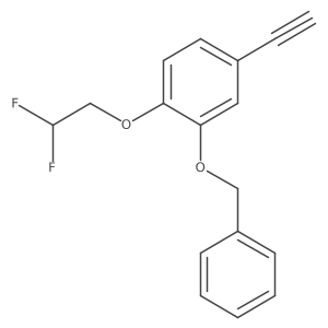 2-(Benzyloxy)-1-(2,2-difluoroethoxy)-4-ethynylbenzene Structure