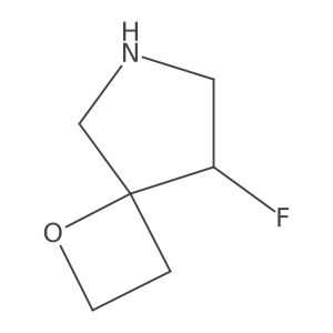 8-Fluoro-1-oxa-6-azaspiro[3.4]octane结构式