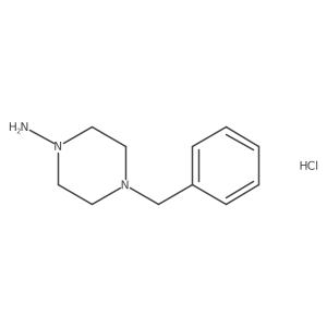 4-Benzylpiperazin-1-amine hydrochloride结构式