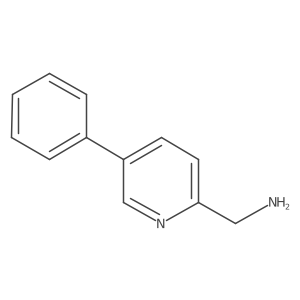 (5-Phenylpyridin-2-yl)methanamine结构式