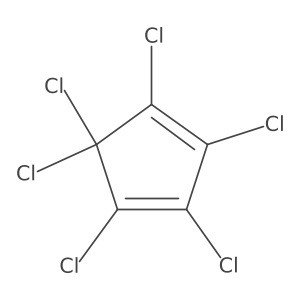 Perchlorocyclopentadiene-13C5结构式