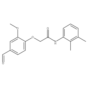 N-(2,3-dimethylphenyl)-2-(4-formyl-2-methoxyphenoxy)acetamide Structure