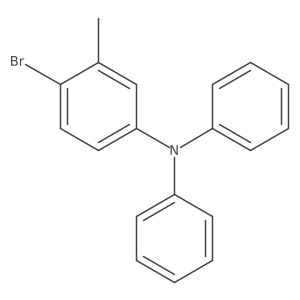 4-Bromo-3-methyl-N,N-diphenylaniline Structure