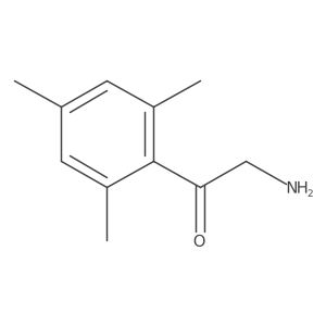 2-Amino-1-(2,4,6-trimethylphenyl)ethan-1-one结构式