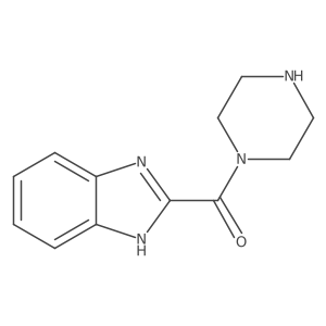 1H-Benzimidazol-2-yl-1-piperazinylmethanone Structure