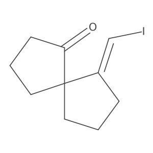6-(Iodomethylene)spiro[4.4]nonan-1-one Structure