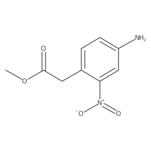 Methyl2-(4-amino-2-nitrophenyl)acetate Structure