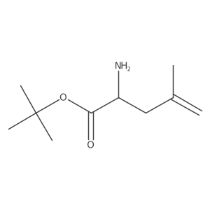 tert-Butyl (S)-2-amino-4-methylpent-4-enoate Structure