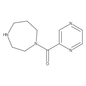 1-(Pyrazin-2-ylcarbonyl)-1,4-diazepane结构式