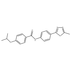 N-[4-(5-methyl-1,3,4-oxadiazol-2-yl)phenyl]-4-(propan-2-yloxy)benzamide Structure