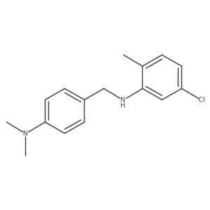 N-(5-Chloro-2-methylphenyl)-4-(dimethylamino)benzenemethanamine结构式