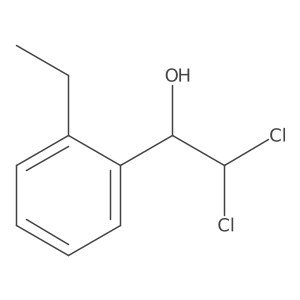 2,2-Dichloro-1-(2-ethylphenyl)ethanol Structure