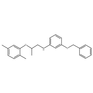 3-(Benzyloxy)-N-[2-(2,5-dimethylphenoxy)propyl]-aniline结构式