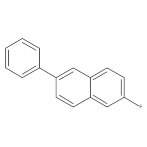 6-Fluoro-2-phenylnaphthalene结构式