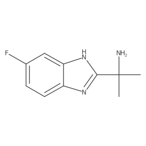 1H-Benzimidazole-2-methanamine, 6-fluoro-I+/-,I+/--dimethyl- Structure
