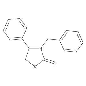 (S)-3-Benzyl-4-phenylthiazolidine-2-thione结构式