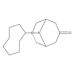 9-Cyclooctyl-3-oxa-9-azabicyclo[3.3.1]nonan-7-one Structure