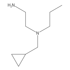 (2-Aminoethyl)(cyclopropylmethyl)propylamine Structure