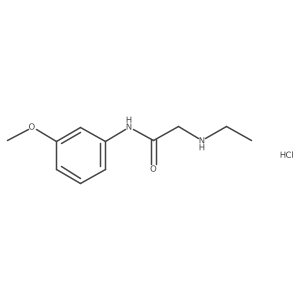 2-(ethylamino)-N-(3-methoxyphenyl)acetamide hydrochloride结构式
