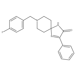 8-[(4-Fluorophenyl)methyl]-3-phenyl-1,4,8-triazaspiro[4.5]dec-3-EN-2-one Structure