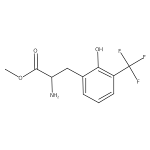 2-Hydroxy-3-(trifluoromethyl)-L-phenylalanine methyl ester Structure