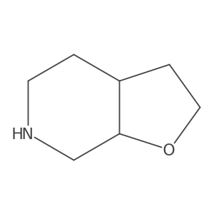 Octahydrofuro[2,3-c]pyridine结构式