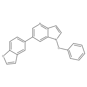 6-(1-benzofuran-5-yl)-1-phenoxy-1H-pyrrolo[3,2-b]pyridine Structure
