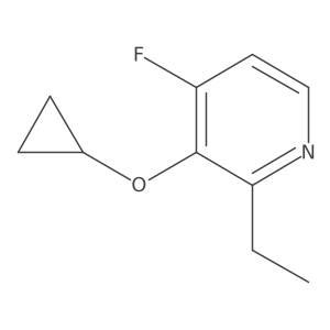 3-Cyclopropoxy-2-ethyl-4-fluoropyridine Structure