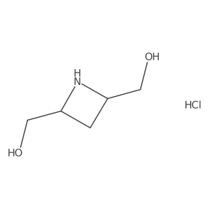 ((2S,4S)-Azetidine-2,4-diyl)dimethanol hydrochloride结构式