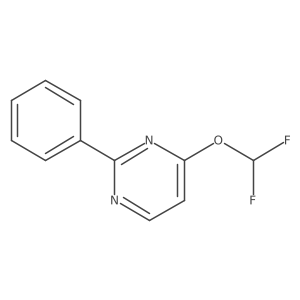 4-(Difluoromethoxy)-2-phenylpyrimidine Structure