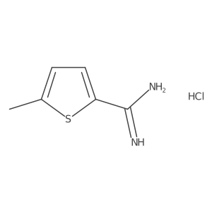 5-Methylthiophene-2-carboximidamide hydrochloride结构式