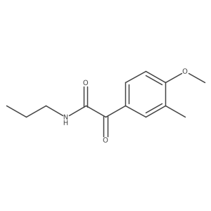 Benzeneacetamide, 4-methoxy-3-methyl-I+/--oxo-N-propyl-结构式