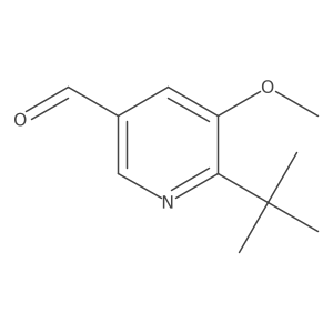 6-(tert-Butyl)-5-methoxynicotinaldehyde Structure