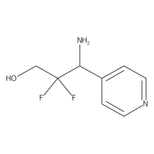 3-Amino-2,2-difluoro-3-(pyridin-4-YL)propan-1-OL Structure