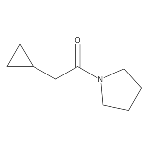 2-Cyclopropyl-1-(pyrrolidin-1-yl)ethan-1-one结构式