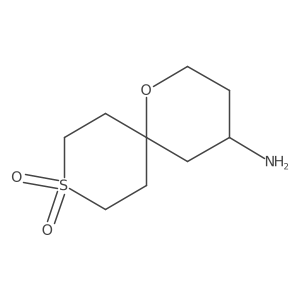 4-Amino-1-oxa-9-thiaspiro[5.5]undecane 9,9-dioxide结构式
