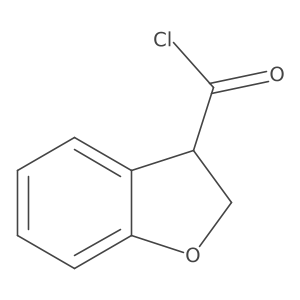 2,3-Dihydro-1-benzofuran-3-carbonyl chloride Structure