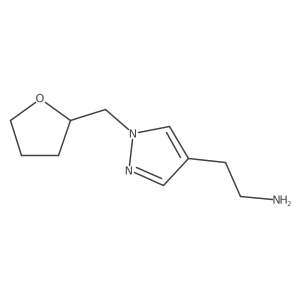 2-{1-[(oxolan-2-yl)methyl]-1H-pyrazol-4-yl}ethan-1-amine Structure