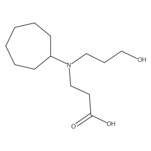 I(2)-Alanine, N-cycloheptyl-N-(3-hydroxypropyl)-结构式