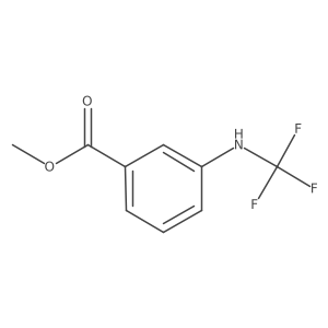 Methyl 3-((trifluoromethyl)amino)benzoate Structure