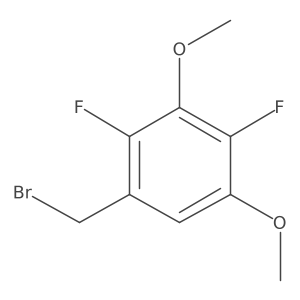1-(Bromomethyl)-2,4-difluoro-3,5-dimethoxybenzene Structure