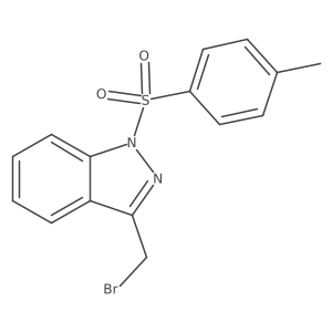3-Bromomethyl-1-(toluene-4-sulfonyl)-1H-indazole Structure
