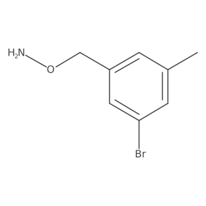 o-[(3-Bromo-5-methylphenyl)methyl]hydroxylamine结构式